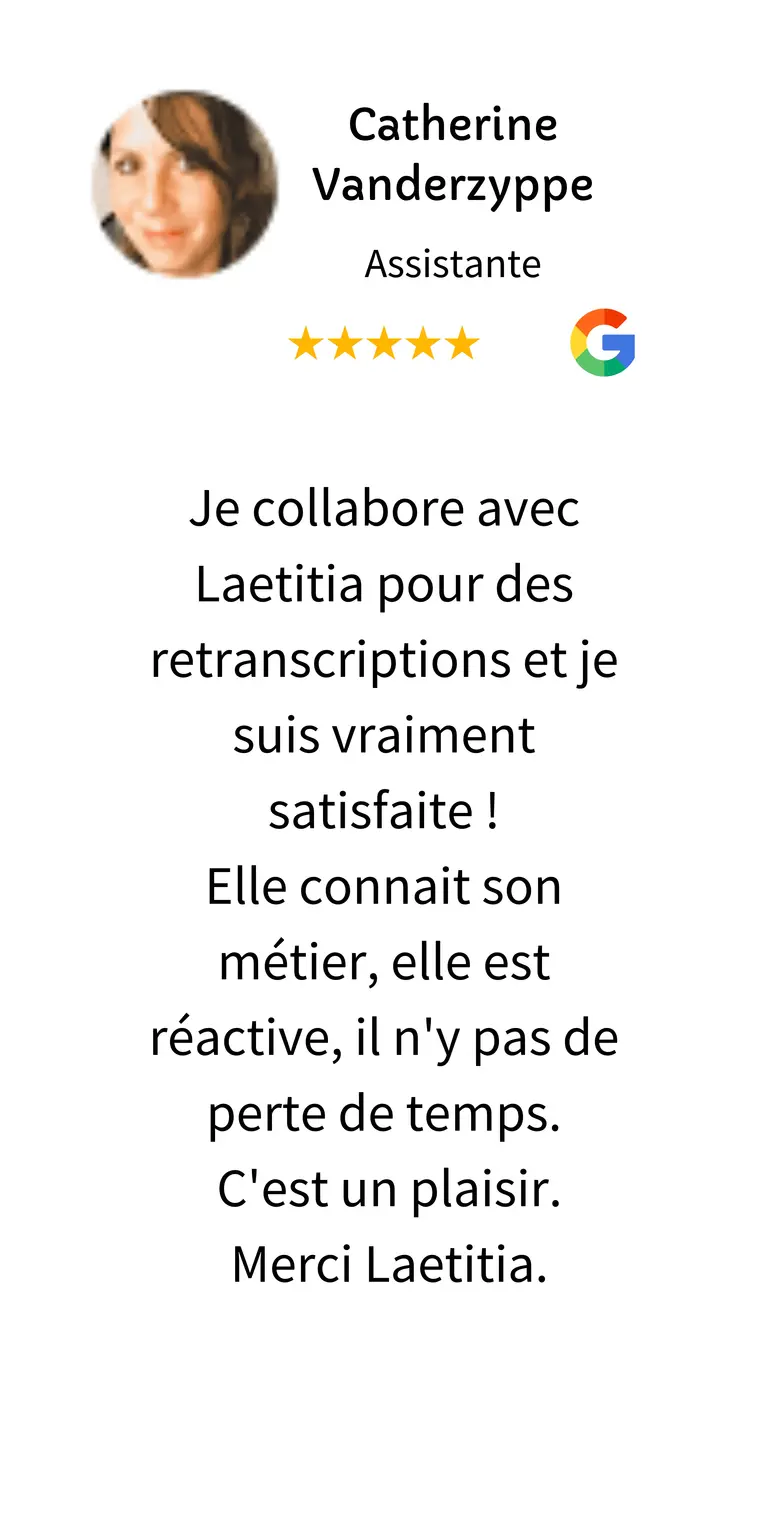 avis client assistante digitale satisfaction transcription